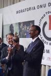 Romano Prodi consegna il Premio 'L'Abolizionista dell'Anno' al Presidente Kagame