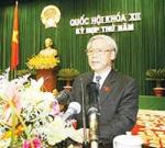 Il presidente dell’Assemblea Nazionale Nguyen Phu Trong, 19 giugno