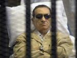 Hosni Mubarak durante il processo