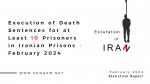 IRAN - Hengaw, 10 executions in February 2024