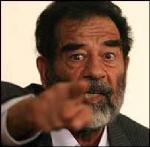 L'ex dittatore iracheno Saddam Hussein L'ex dittatore iracheno Saddam Hussein