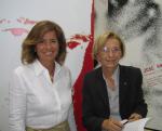 Ana Botella (sin) ed Emma Bonino all'inaugurazione di Madrid Ana Botella (sin) ed Emma Bonino all'inaugurazione di Madrid