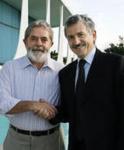 Luis Ignacio Lula da Silva e Massimo D'Alema Luis Ignacio Lula da Silva e Massimo D'Alema