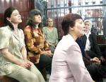 Le infermiere bulgare durante il processo Le infermiere bulgare durante il processo