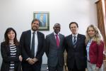 La delegazione di NtC con il ministro degli esteri del Malawi Kasaila La delegazione di NtC con il ministro degli esteri del Malawi Kasaila