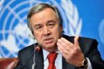 Il Segretario generale Onu António Guterres Il Segretario generale Onu António Guterres