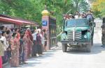 Prigionieri liberati dal carcere di Orebo a Mandalay Prigionieri liberati dal carcere di Orebo a Mandalay
