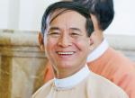 Il presidente del Myanmar Win Myint Il presidente del Myanmar Win Myint