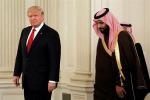 Donald Trump con il Principe saudita Mohammad Bin Salam Donald Trump con il Principe saudita Mohammad Bin Salam
