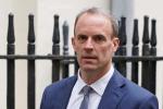 Il ministro degli esteri britannico Dominic Raab