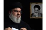 IRAN - Hezbollah leader Hassan Nasrallah, with a portrait of Ayatollah Ruhollah Khomeni IRAN - Hezbollah leader Hassan Nasrallah, with a portrait of Ayatollah Ruhollah Khomeni