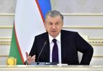 Il Presidente dell'Uzbekistan Shavkat Mirziyoyev