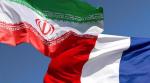 IRAN - French and Iranian flags IRAN - French and Iranian flags