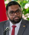 Il presidente della Guyana Irfaan Ali Il presidente della Guyana Irfaan Ali