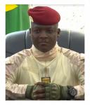 Il Capitano Ibrahim Traoré, Presidente ad interim del Burkina Faso Il Capitano Ibrahim Traoré, Presidente ad interim del Burkina Faso