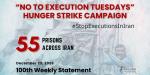 IRAN - No to Execution Tuesdays 100