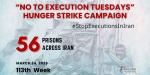 IRAN - 113th Week of the 'No to Execution Tuesdays'