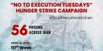 IRAN - 117 weekly-hunger-strike