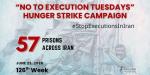 IRAN - 126 week of hunger strike